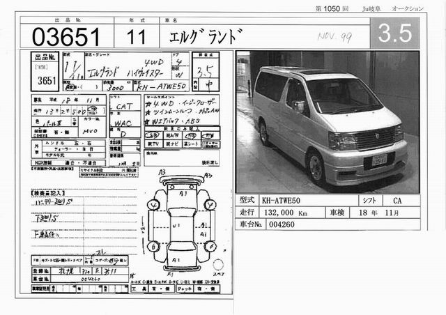 1999 Nissan Elgrand Pictures