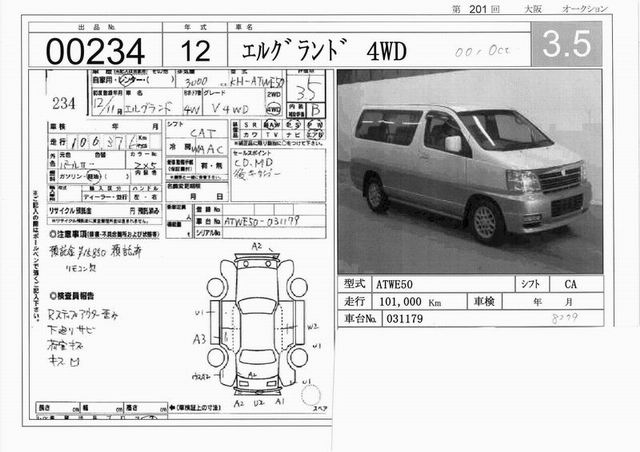 2000 Nissan Elgrand Pics
