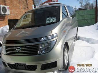 2002 Nissan Elgrand For Sale