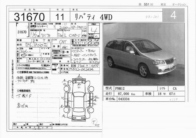 1999 Nissan Liberty