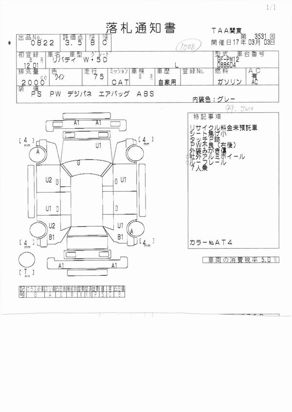 2000 Nissan Liberty Pictures