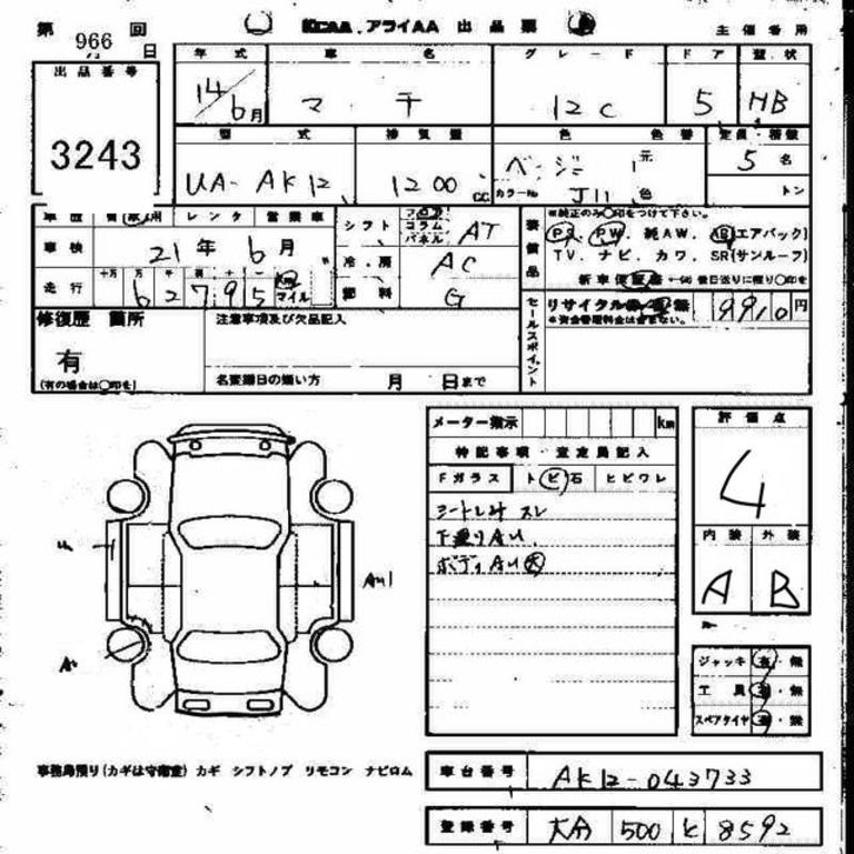 2002 Nissan March