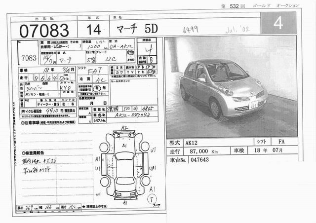 2002 Nissan March