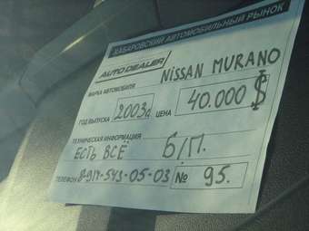 2003 Nissan Murano Pictures