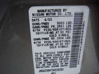 2003 Nissan Murano Pictures