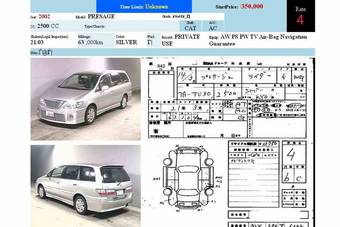 2003 Nissan Presage Pictures