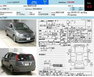 2004 Nissan Presage Pictures