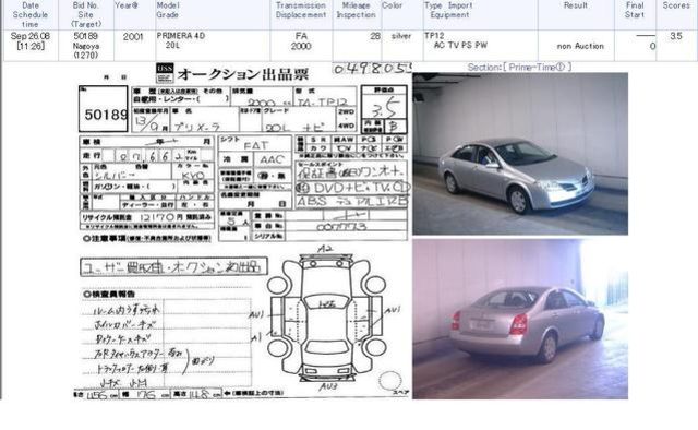 2001 Nissan Primera