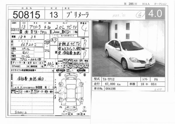 2001 Nissan Primera Pics