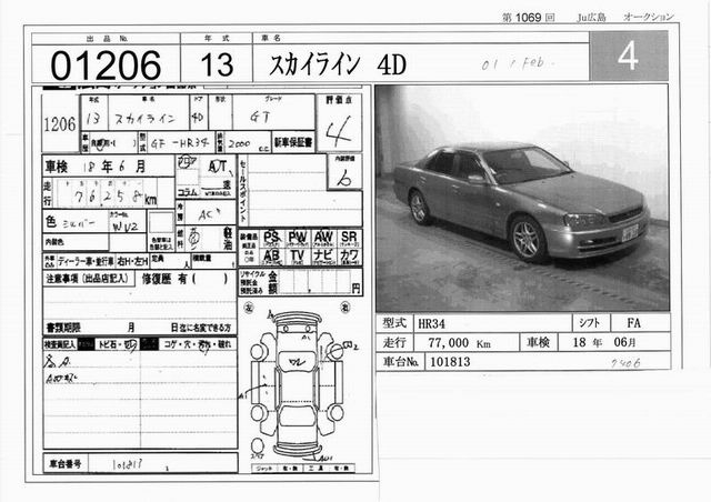 2001 Nissan Skyline Photos