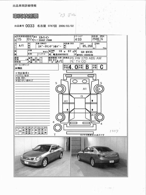 2003 Nissan Skyline Pictures