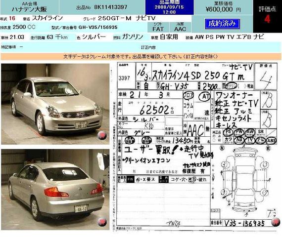 2004 Nissan Skyline