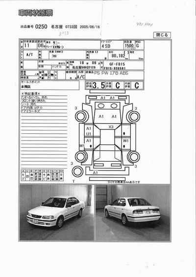 1999 Nissan Sunny For Sale