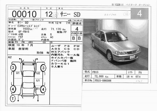 2000 Nissan Sunny