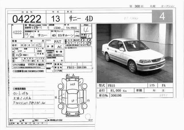 2001 Nissan Sunny Pics