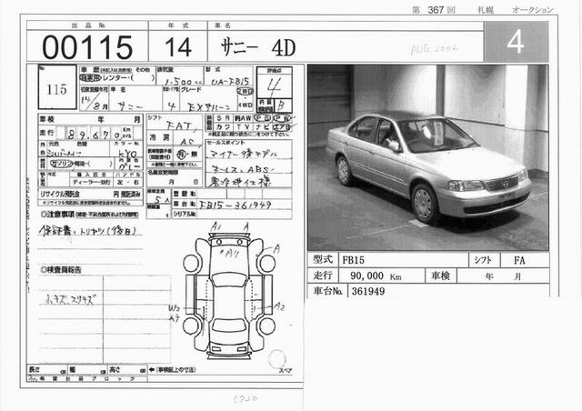 2002 Nissan Sunny Pics