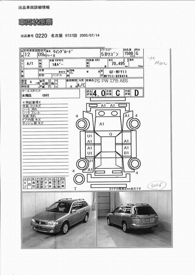 2000 Nissan Wingroad Photos