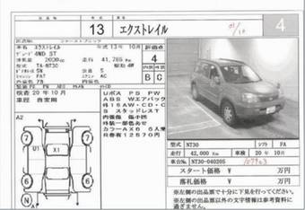 2001 Nissan X-Trail For Sale