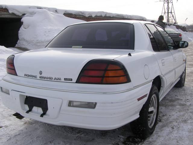 1994 Pontiac Grand AM specs, Engine size 2.4, Fuel type Gasoline, Drive