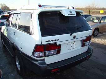 2002 SsangYong Musso For Sale