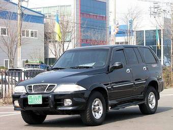 2002 SsangYong Musso Photos