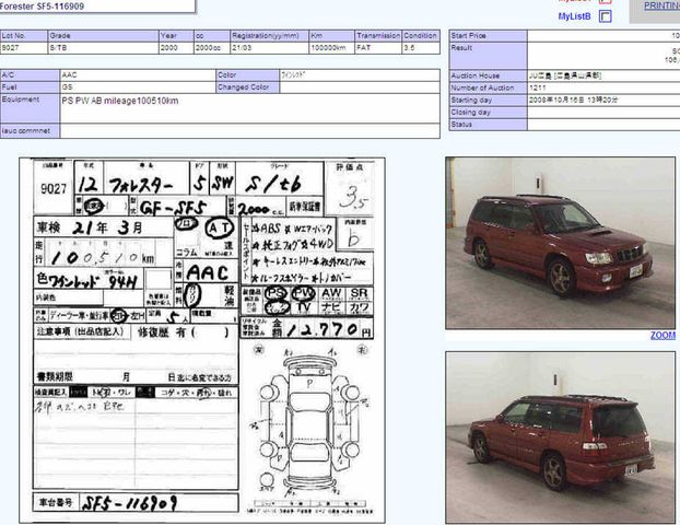 2000 Subaru Forester