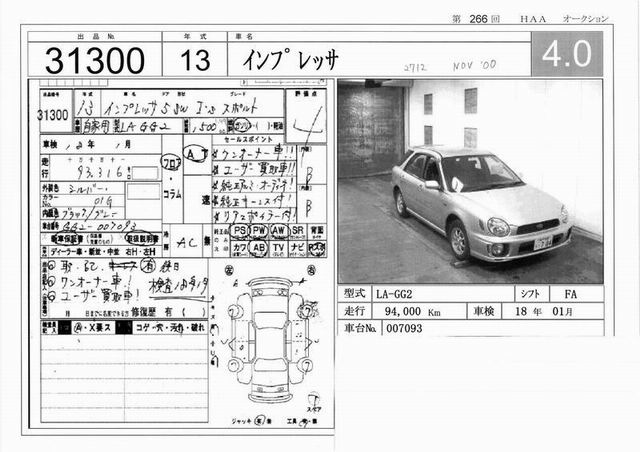 2001 Subaru Impreza Images