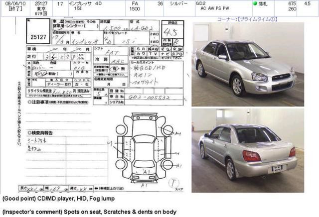 2004 Subaru Impreza