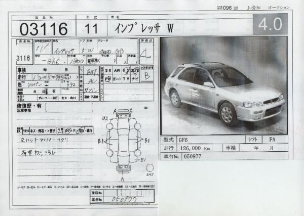 1999 Subaru Impreza Wagon Photos