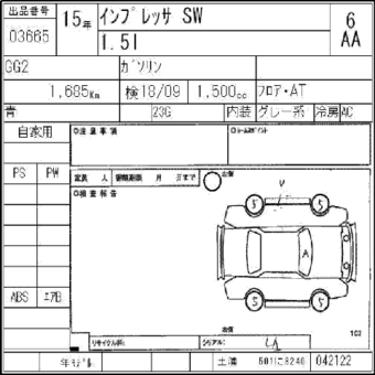 2003 Impreza Wagon