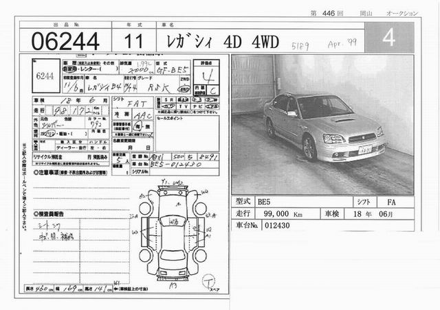 1999 Subaru Legacy Pictures