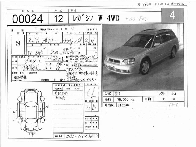 2000 Subaru Legacy Wallpapers