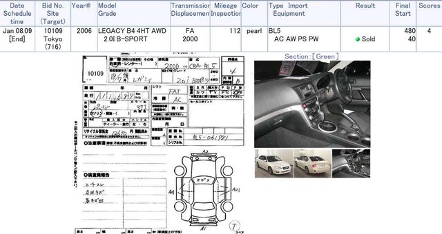2006 Subaru Legacy B4