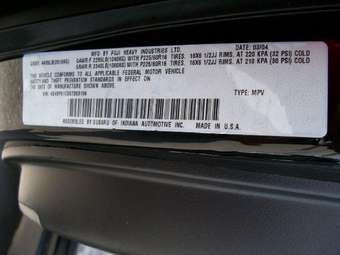 2004 Subaru Outback Images