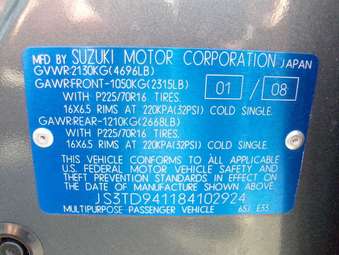 2008 Suzuki Grand Vitara Photos