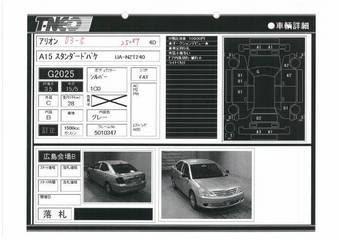 2003 Toyota Allion For Sale