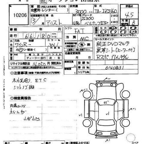 2001 Toyota Aristo