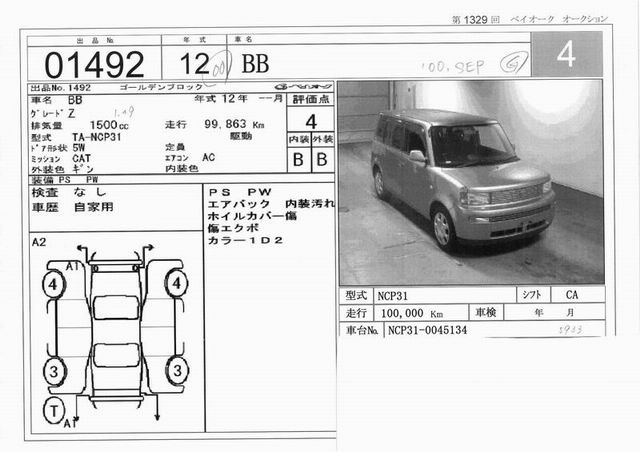 2000 Toyota bB Pictures