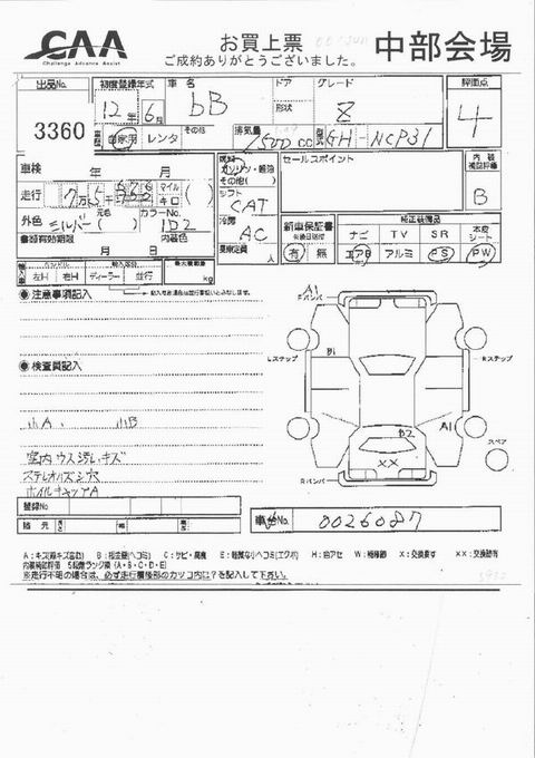 2000 Toyota bB For Sale