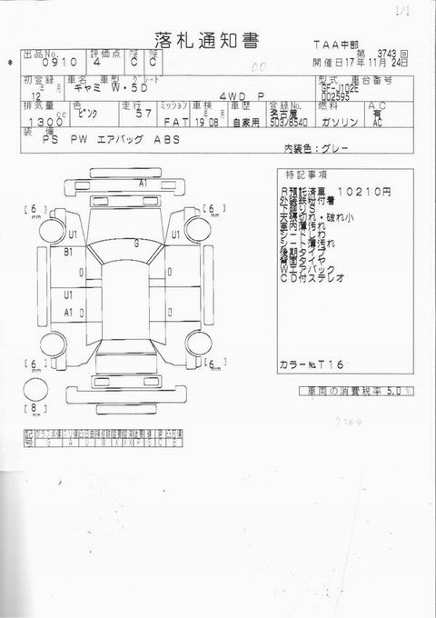 2000 Toyota Cami Pictures