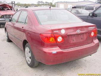 2002 Toyota Corolla Pictures