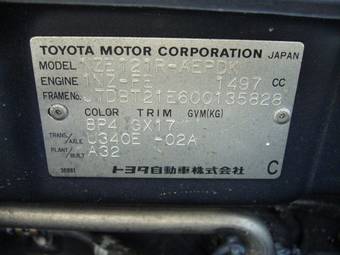 2002 Toyota Corolla Pictures