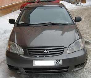 2002 Toyota Corolla Pics