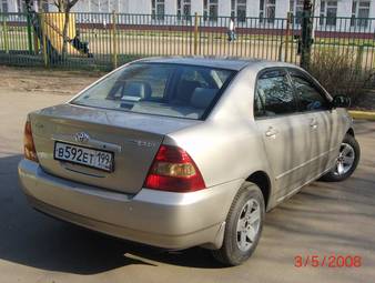 2002 Toyota Corolla Photos