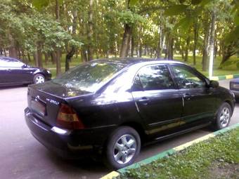 2002 Toyota Corolla Pics