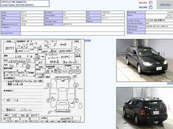 2001 Toyota Corolla Fielder