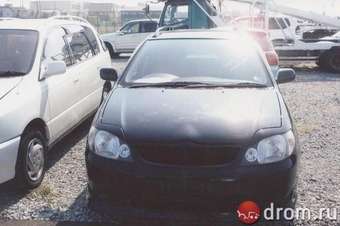 2002 Toyota Corolla Fielder Photos