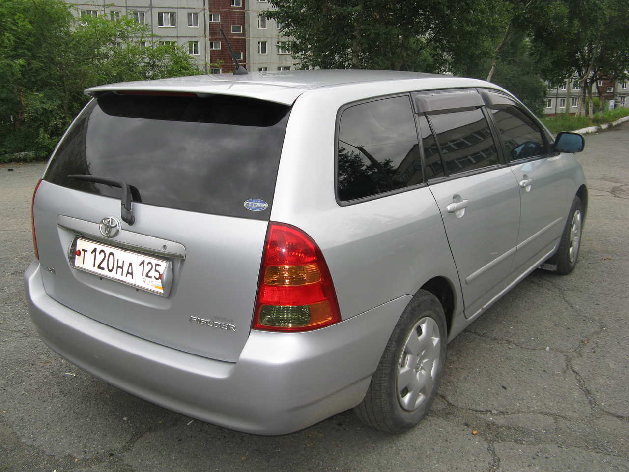 2003 Toyota Corolla Fielder specs, Engine size 1.5l., Fuel type