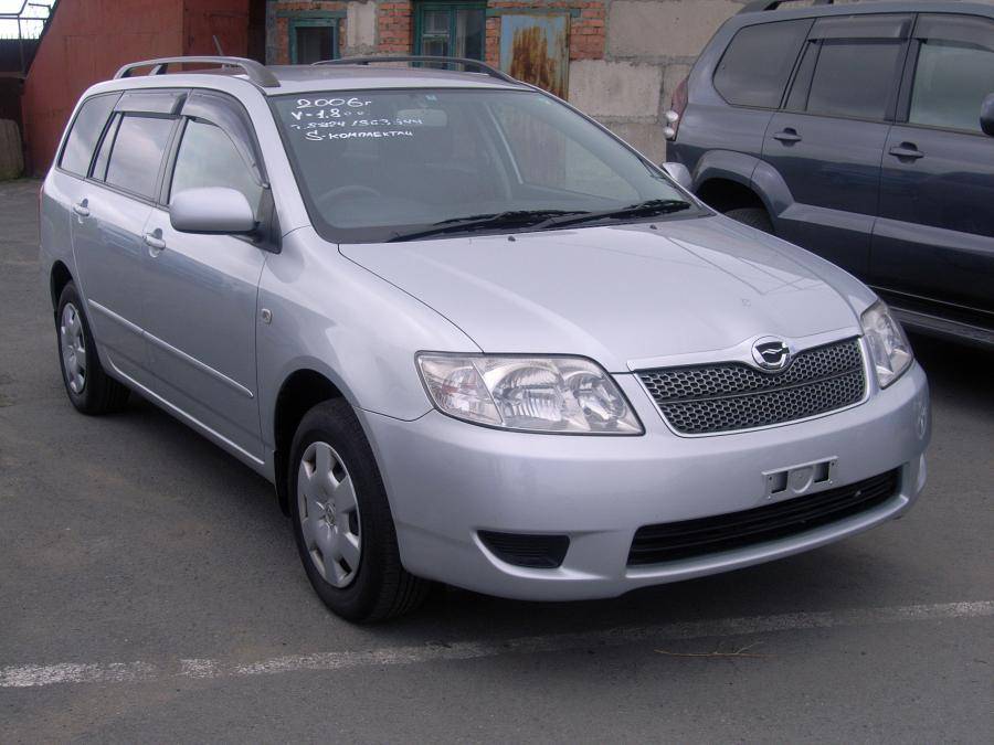 2006 Toyota Corolla Fielder specs, Engine size 1.8l., Fuel type