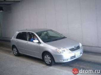 2002 Toyota Corolla Runx Pictures